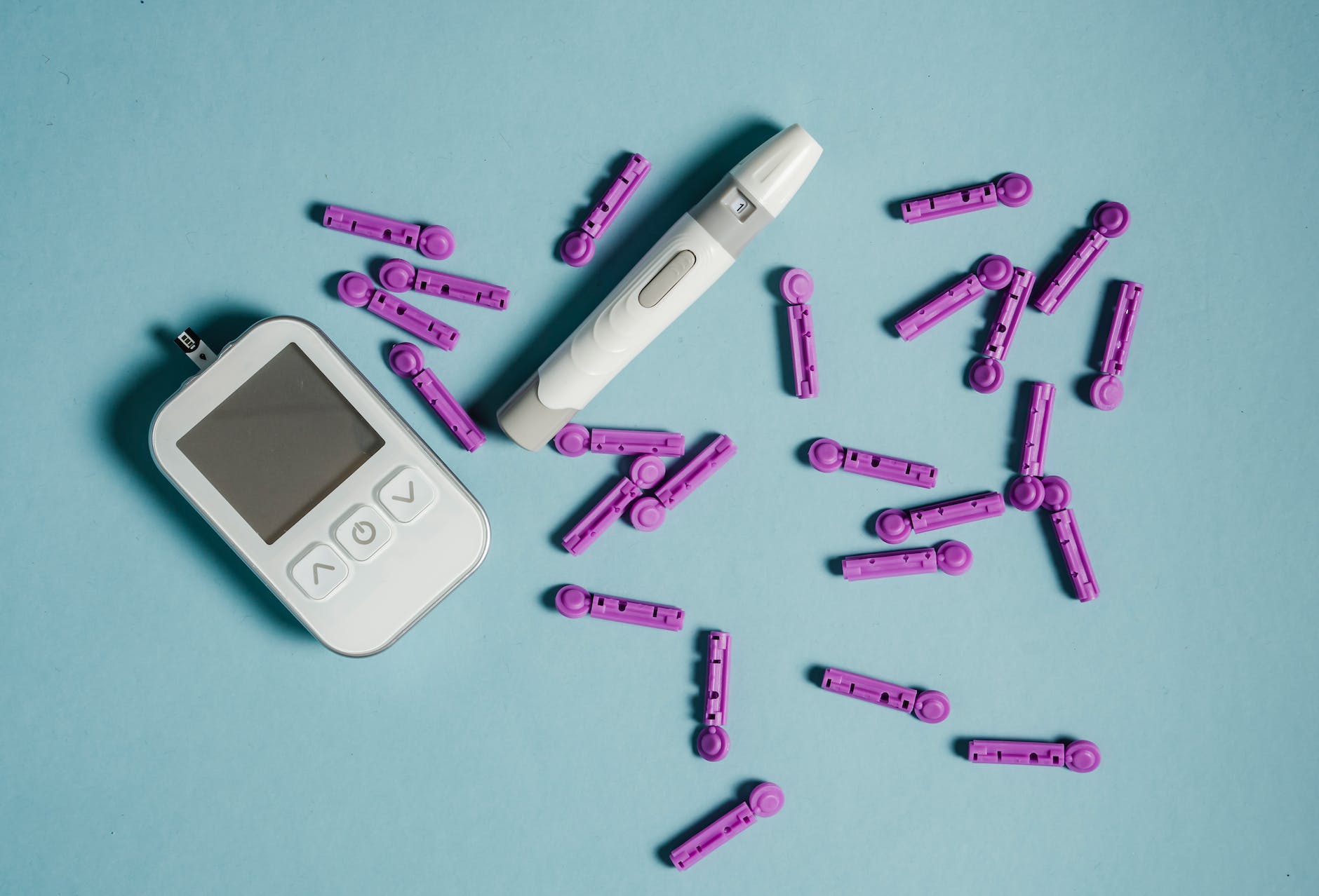 composition of tools for blood sugar measurements